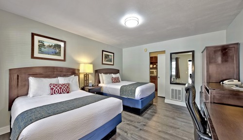 Doppelzimmer, 2 Queen-Betten, Kochnische