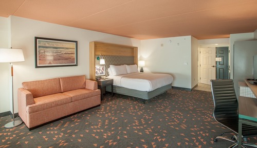 Zimmer, 1 King-Bett, barrierearm (Communications, Roll-In Shower)