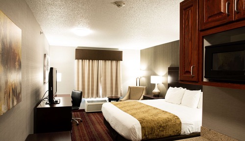 Standardzimmer, 1 King-Bett, Nichtraucher, Kühlschrank und Mikrowelle