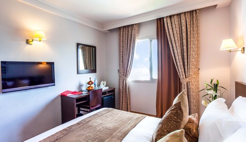 Premium-Zimmer, Poolblick