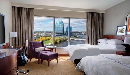 Zimmer, 2 Queen-Betten, Stadtblick (Mobility Accessible, Tub)