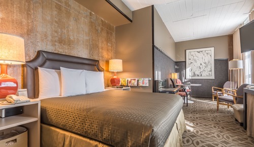 Premium-Loft, 1 King-Bett