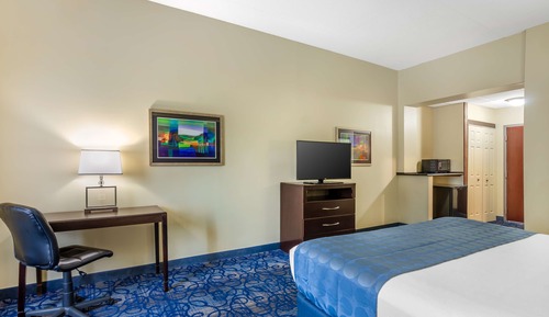 Standardzimmer, 1 King-Bett, Nichtraucher, Kühlschrank und Mikrowelle