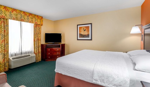 Zimmer, 1 King-Bett, barrierefrei (Mobility & Hearing, Roll-in Shower)