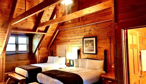 Doppelzimmer, 2 Queen-Betten, Balkon, Bergblick