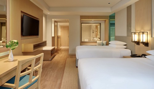 Zimmer, 2 Einzelbetten, Nichtraucher, Poolblick (Guest Room)