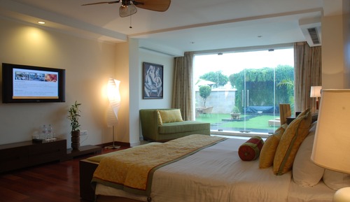 Deluxe-Zimmer, 1 King-Bett, Gartenblick