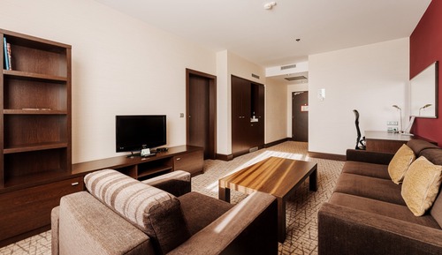 Suite, 1 King-Bett und Schlafsofa