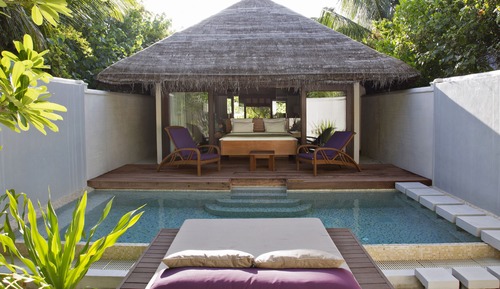 Deluxe-Villa, eigener Pool, zum Garten hin (Island Villa)