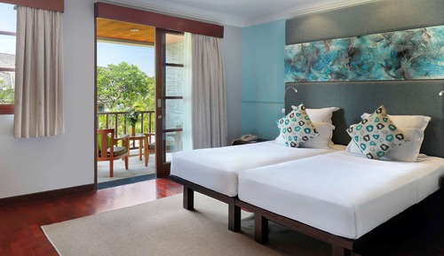 Deluxe-Zweibettzimmer, 2 Einzelbetten, Balkon