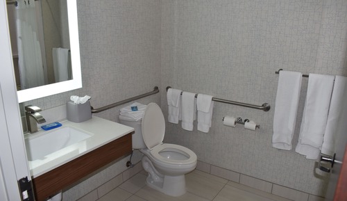 Suite, 1 King-Bett, barrierefrei (Mobility, Roll-In Shower)