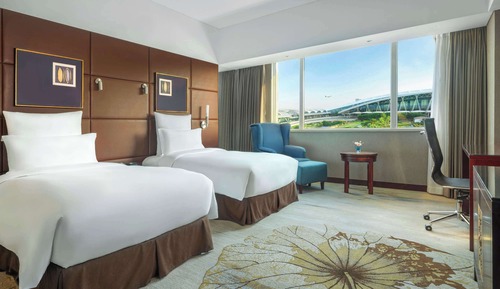 Executive-Zimmer, 1 King-Bett, Zugang zur Business-Lounge, Ausblick