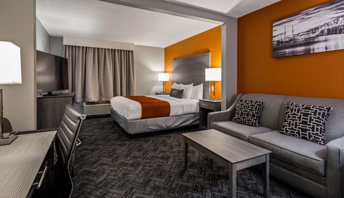 Standardzimmer, 1 King-Bett, barrierefrei, Badewanne (with Sofabed)