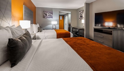 Standardzimmer, 2 Queen-Betten, Nichtraucher, Kühlschrank und Mikrowelle