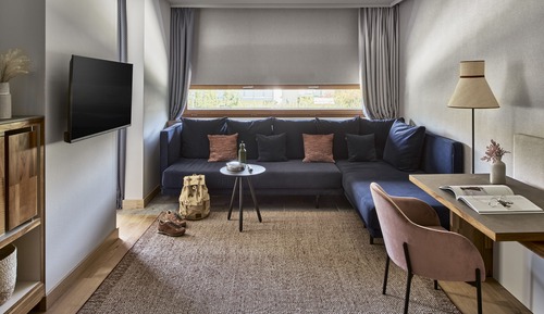 Junior-Suite, Balkon, Bergblick