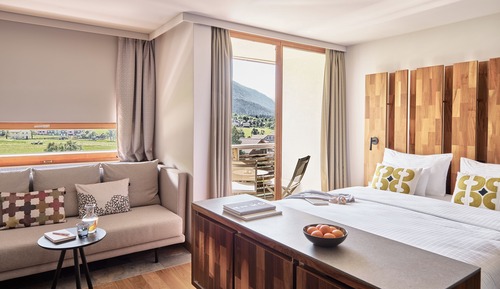 Deluxe-Zimmer, Balkon, Bergblick
