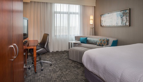 Zimmer, 1 Doppelbett, Nichtraucher, Ausblick (Hearing Accessible)