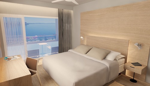 Deluxe-Doppel- oder -Zweibettzimmer, Meerblick