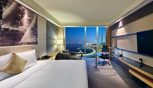 Premium-Zimmer, 1 King-Bett, Seeblick