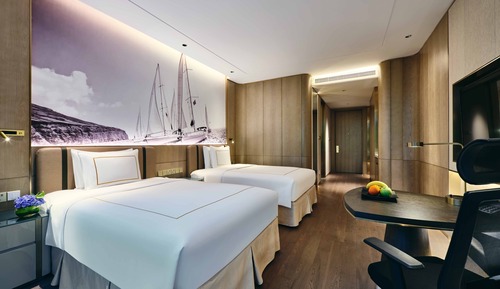 Premium-Zimmer, 2 Doppelbetten, Seeblick