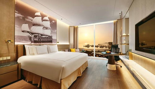 Premium-Zimmer, 1 King-Bett, Seeblick (Jinji)