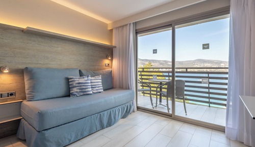 Studio, Balkon, eingeschränkter Meerblick