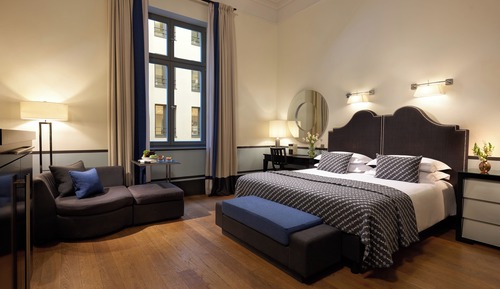 Deluxe-Zimmer, Blick auf den Innenhof