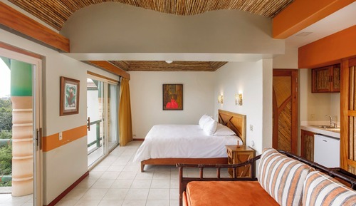 Honeymoon-Suite, 1 King-Bett, Badewanne, Meerblick