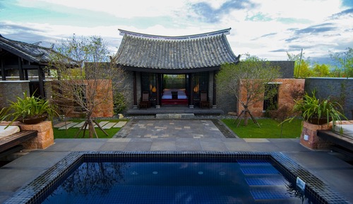 Deluxe-Villa, 1 King-Bett