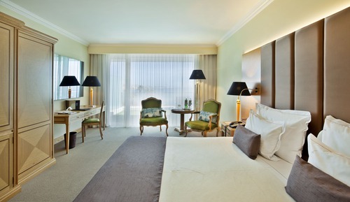 Premium-Doppel- oder -Zweibettzimmer, Terrasse, Meerblick