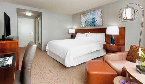 Zimmer, 1 King-Bett, Stadtblick