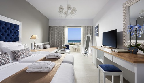 Deluxe-Doppelzimmer, eingeschränkter Meerblick