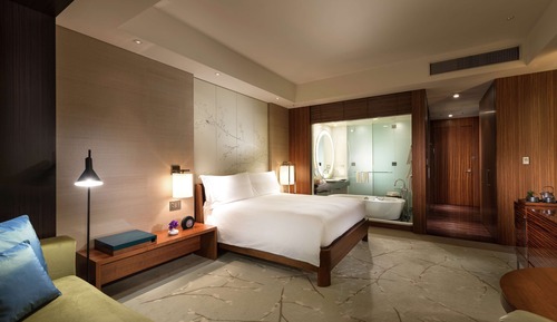 Zimmer, 1 King-Bett, Buchtblick