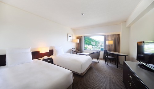 Premium-Zimmer, 2 Einzelbetten, Stadtblick