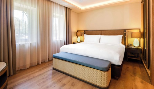 Suite, 1 Schlafzimmer, Poolblick