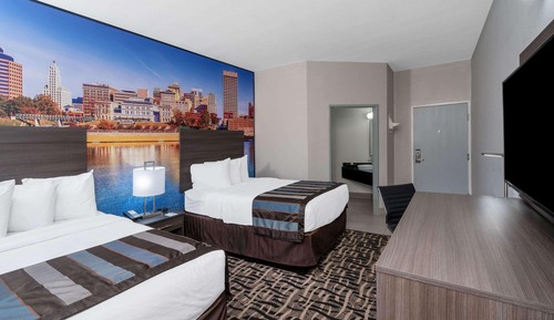 Zimmer, 2 Doppelbetten, Nichtraucher