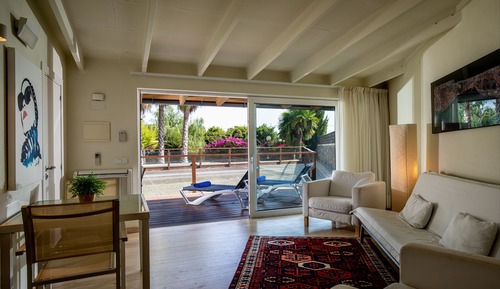 Deluxe-Vierbettzimmer, eigener Pool