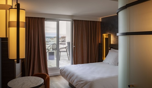 Zimmer, 1 Queen-Bett, Terrasse, Meerblick (Prestige)