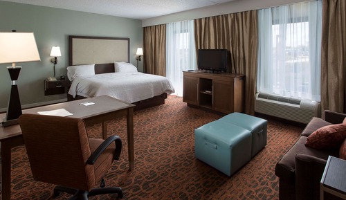 Studio, 1 King-Bett, Kühlschrank und Mikrowelle (Wet bar)