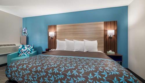 Standardzimmer, 1 King-Bett, Nichtraucher, Kühlschrank und Mikrowelle