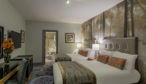 Premium-Zimmer, 2 Doppelbetten, Zugang zur Business-Lounge (Lounge Access)