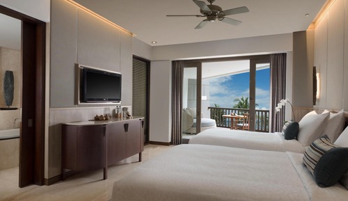 Deluxe-Zimmer, 2 Einzelbetten, Poolblick