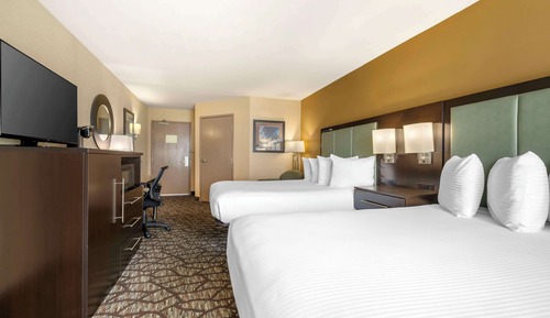 Standardzimmer, 2 Queen-Betten, barrierefrei, Kühlschrank und Mikrowelle