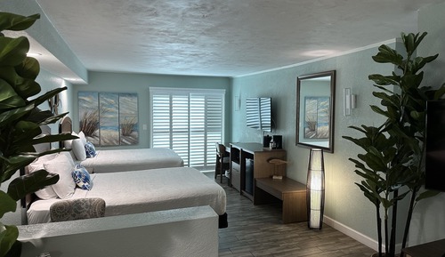 Standardzimmer, 2 Queen-Betten, Meerseite