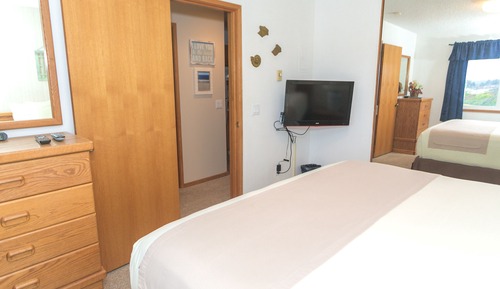 Premium-Zimmer, 1 King-Bett und Schlafsofa, Küche, Meerblick (Premium 1 Bedroom- Room 306-No Pets)