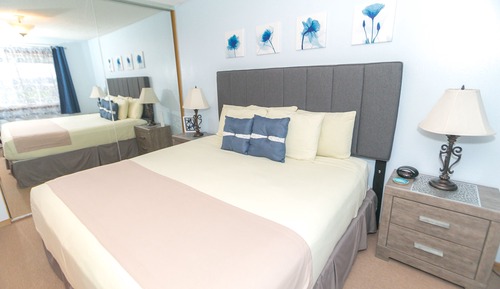 Premium-Zimmer, 1 King-Bett und Schlafsofa, Küche, Meerblick (Premium One Bedroom Unit-Room 304-No)