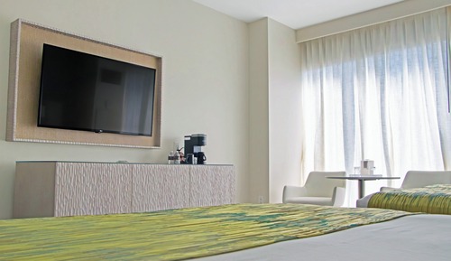 Superior-Zimmer, 2 Queen-Betten, Buchtblick