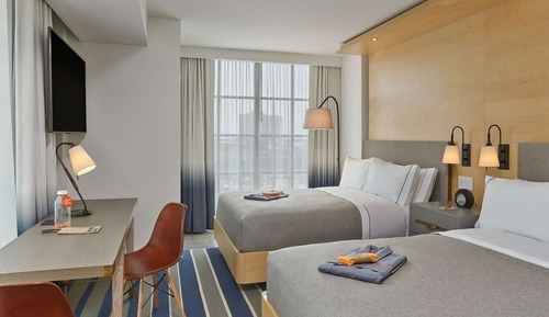 Premium-Zimmer, 2 Queen-Betten, Stadtblick