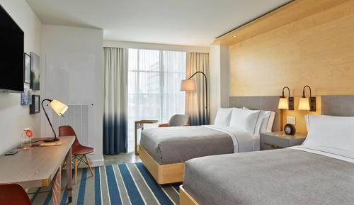 Premium-Zimmer, 2 Queen-Betten, barrierefrei, Badewanne (Mobility & Hearing)