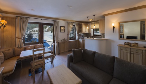 Superior-Apartment, 1 Schlafzimmer, Poolzugang, Bergblick